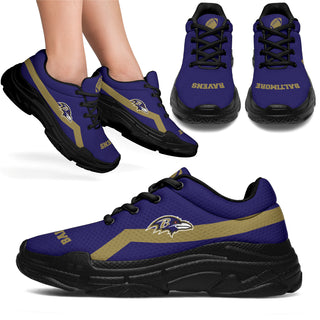 Edition Chunky Sneakers With Line Baltimore Ravens Shoes