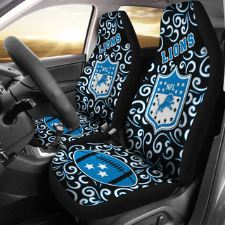 Artist SUV Detroit Lions Seat Covers Sets For Car