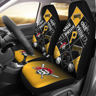 Pride Flag Pittsburgh Pirates Car Seat Covers