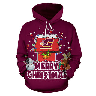 Funny Merry Christmas Central Michigan Chippewas Hoodie 2019