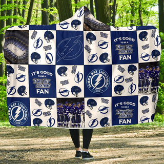 It's Good To Be A Tampa Bay Lightning Fan Hooded Blanket
