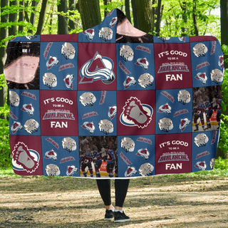 It's Good To Be A Colorado Avalanche Fan Hooded Blanket