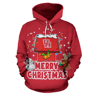 Funny Merry Christmas Houston Cougars Hoodie 2019