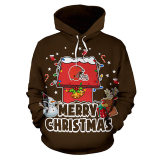 Funny Merry Christmas Cleveland Browns Hoodie 2019