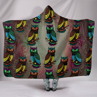 Decorative Owl Hooded Blankets
