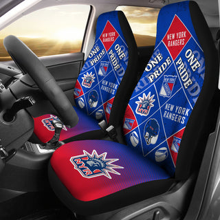 Pride Flag New York Rangers Car Seat Covers