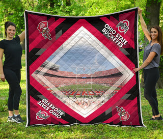 Pro Ohio State Buckeyes Stadium Quilt For Fan