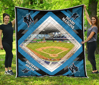 Pro Miami Marlins Stadium Quilt For Fan