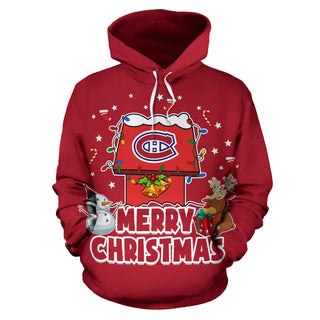 Funny Merry Christmas Montreal Canadiens Hoodie 2019