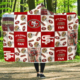 It's Good To Be A San Francisco 49ers Fan Hooded Blanket