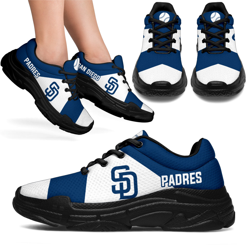 Pro Shop Logo San Diego Padres Chunky Sneakers – Best Funny Store