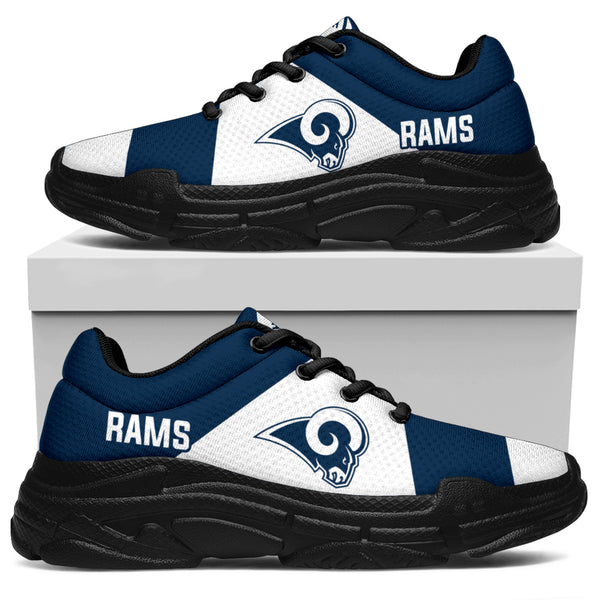 Pro Shop Logo Los Angeles Rams Chunky Sneakers – Best Funny Store