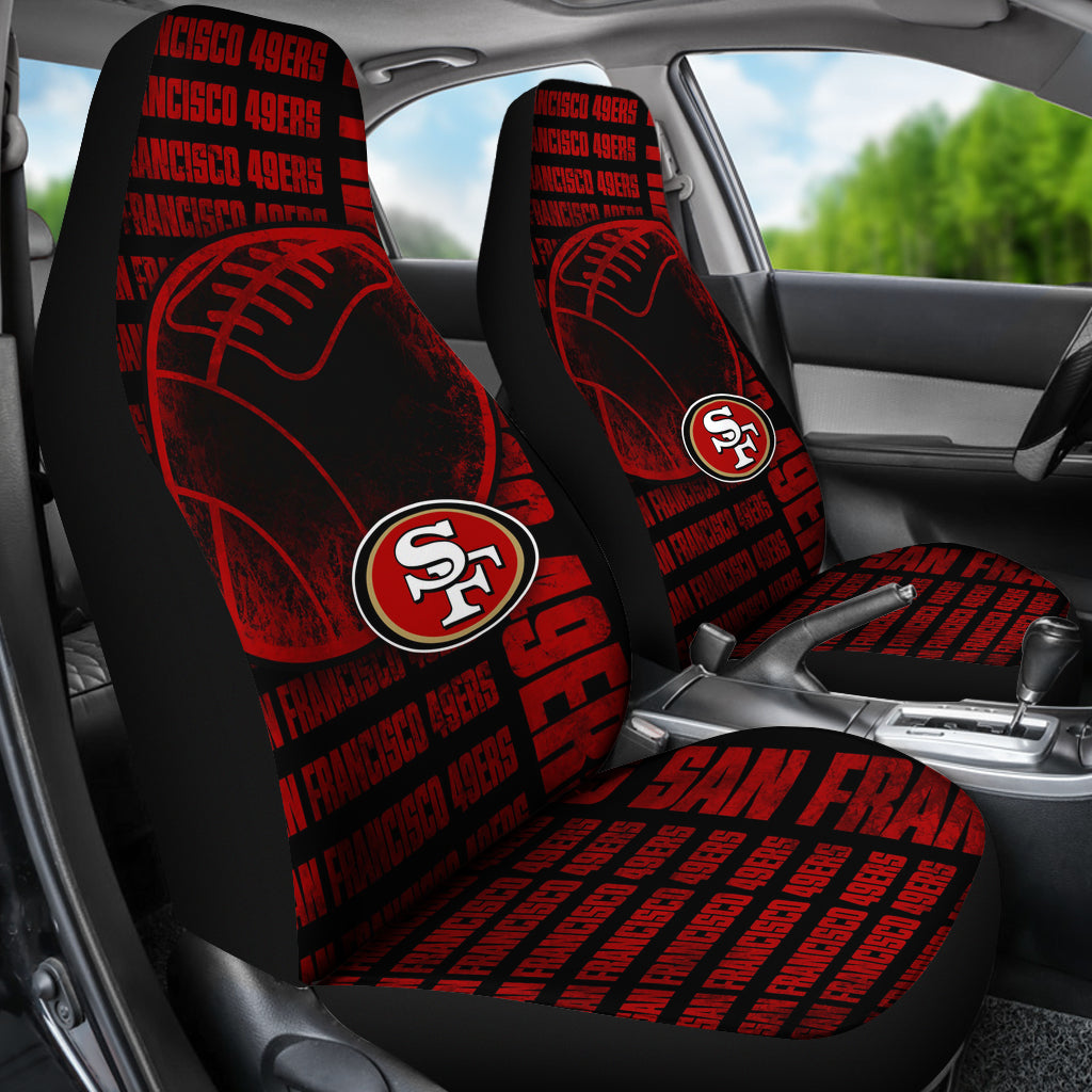 San Francisco 49ers Car Seat Cover Personalized Nonslip Auto Seat