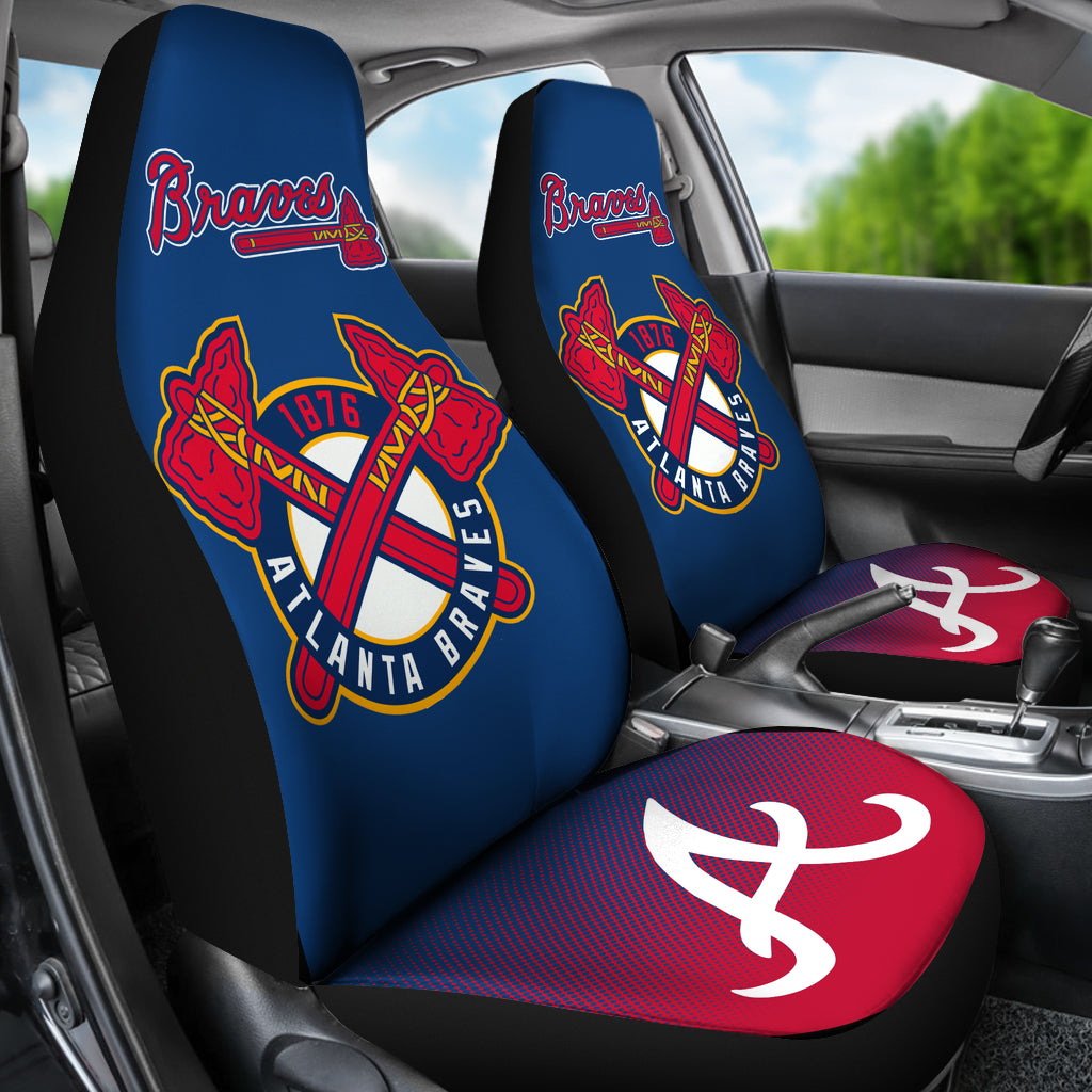 New Fashion Fantastic Atlanta Braves Car Seat Covers