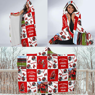 It's Good To Be A Tampa Bay Buccaneers Fan Hooded Blanket