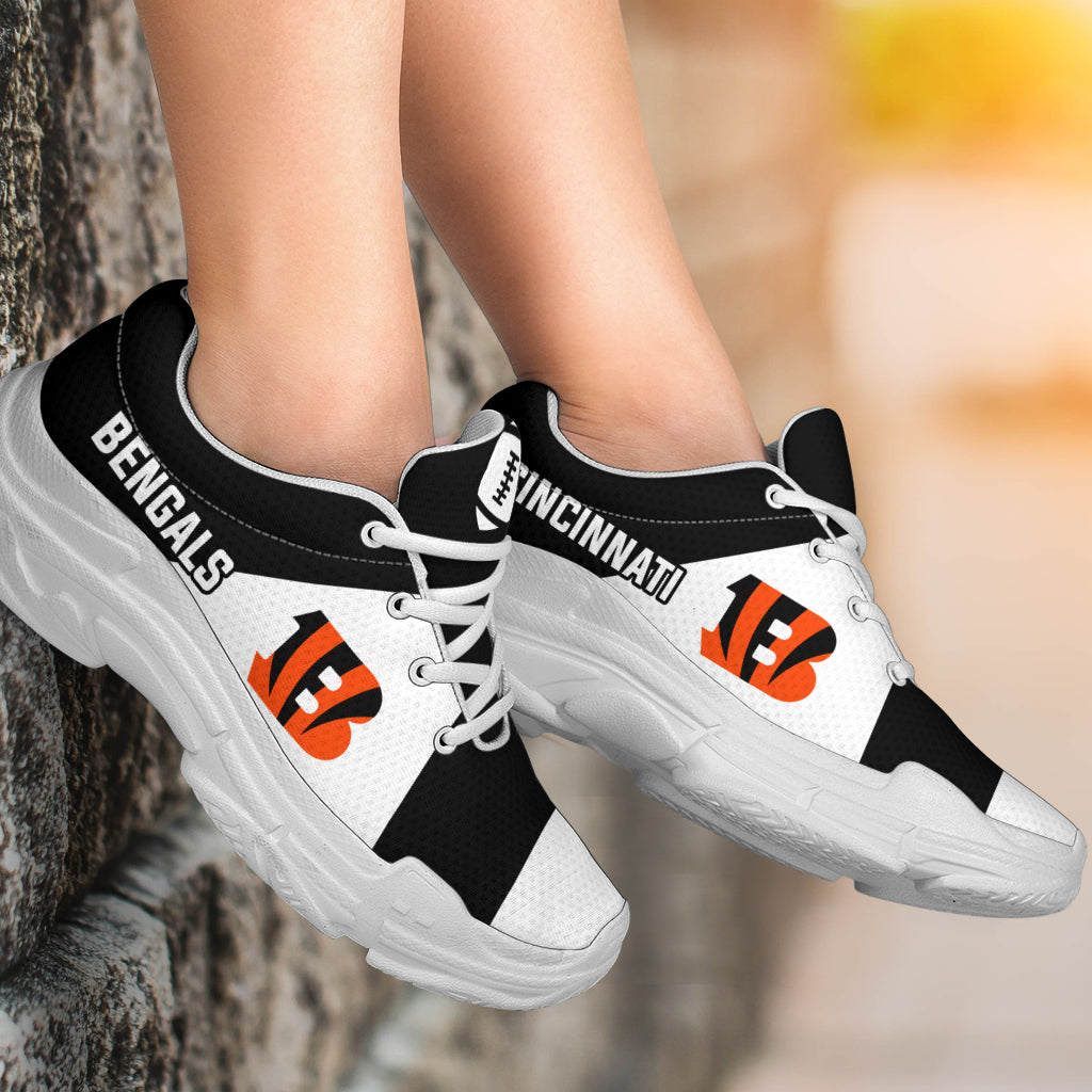 Pro Shop Logo Cincinnati Bengals Chunky Sneakers – Best Funny Store