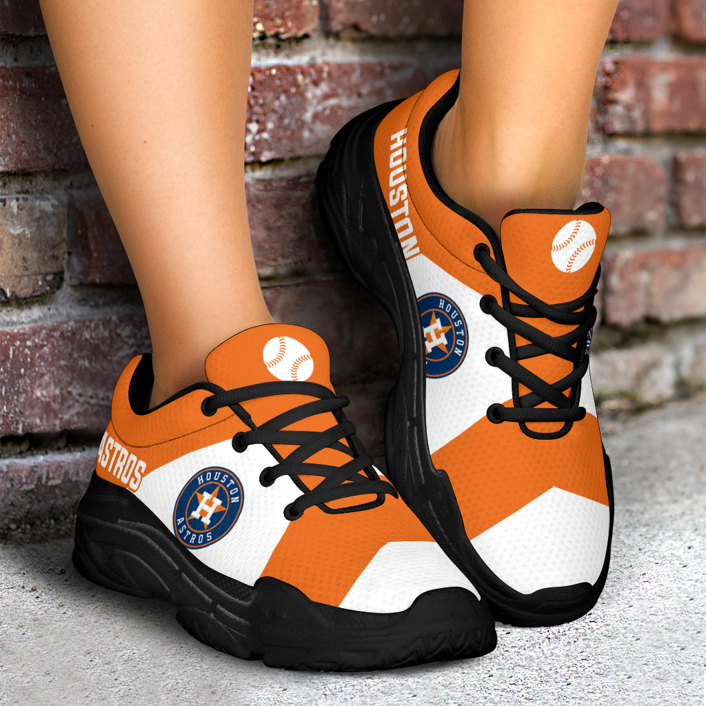 Pro Shop Logo Houston Astros Chunky Sneakers – Best Funny Store