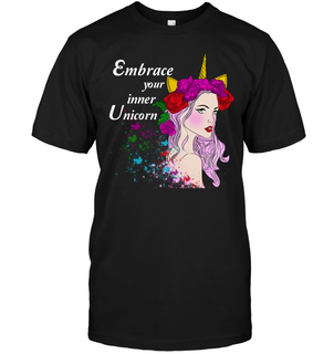 Embrace Your Inner Unicorn T Shirts