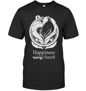Horse   Happiness Does Have A Smell T Shirt