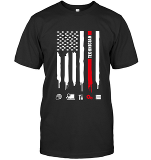 Patriot Day Technician T Shirt As Technical Worker Gift