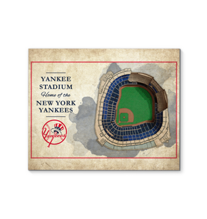 3D Graphics New York Yankees Stadium Canvas