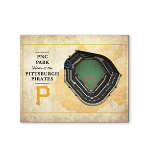 3D Graphics Pittsburgh Pirates Stadium Canvas
