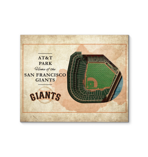 3D Graphics San Francisco Giants Stadium Canvas