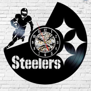 Home Decor Team Pittsburgh Steelers Wall Clock Art