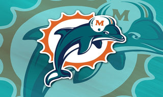 Big Miami Dolphins Rams Team Logo Flags 90x150 cm