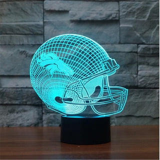 NFL Team LOGO Table Lamp Touch 7 Colors Changing