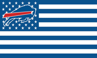 Fabulous Buffalo Bills Flag with Star and Stripes 90x150 cm