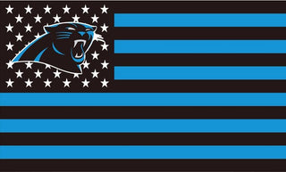 Big Carolina Panthers Flag with Star and Stripes 90x150 cm