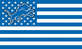 Fabulous Detroit Lions Flags Team Logo Banners 90x150 cm
