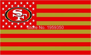 Fabulous San Francisco 49ers Flag with Star and Stripe