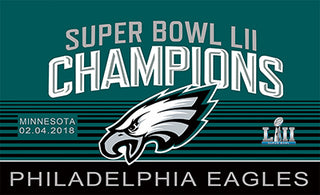 Big Philadelphia Eagles Champions  Flag